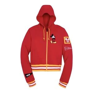 Disney Parks Walt Disney World Vault Collection 50th Hoodie Sweatshirt Red Sz 2X